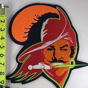 Bucco Bruce Embroided Patch Tampa Bay Buccaneers 9" X 8"
